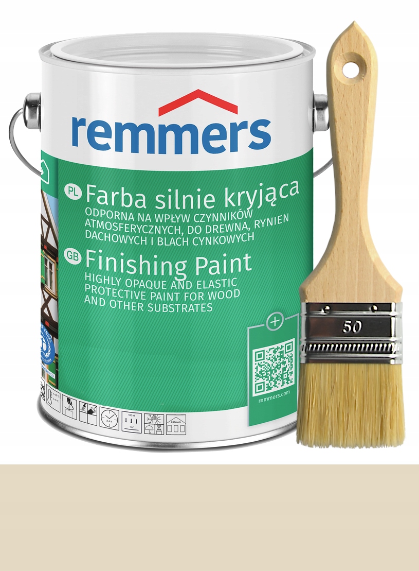 Remmers Farba kryjąca do drewna Kremowy 2,5L