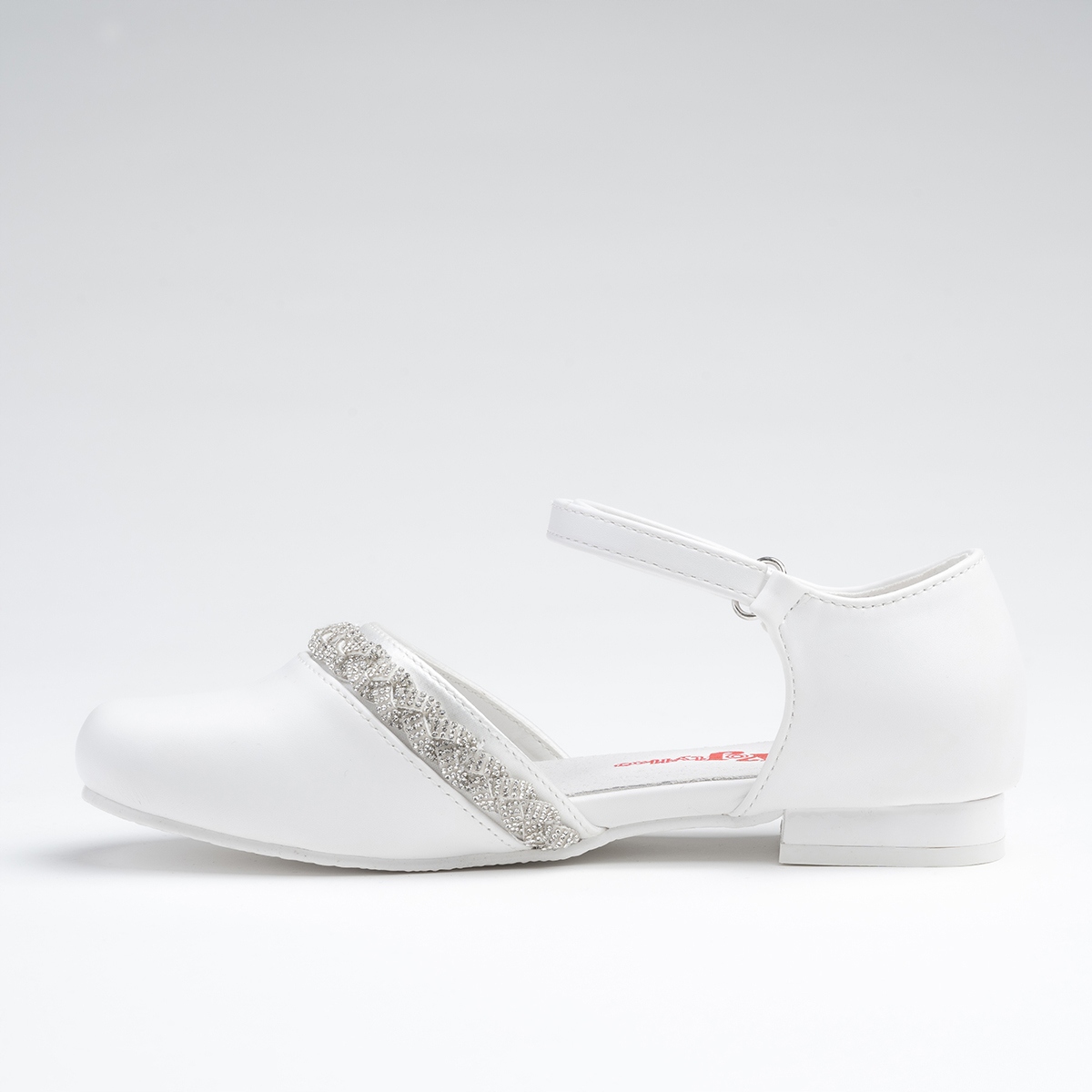 Buty komunijne dla dziewczynki sprzączka półbuty wkł. SKÓRA Wojtyłko EAN (GTIN) 5905243137276