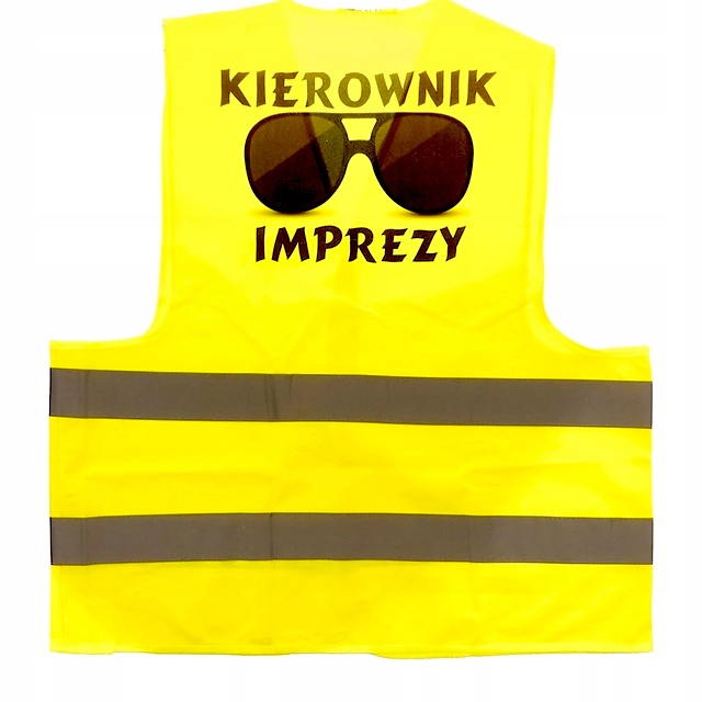 

Kamizelka Kierownik Imprezy Odblaskowa Z Nadrukiem