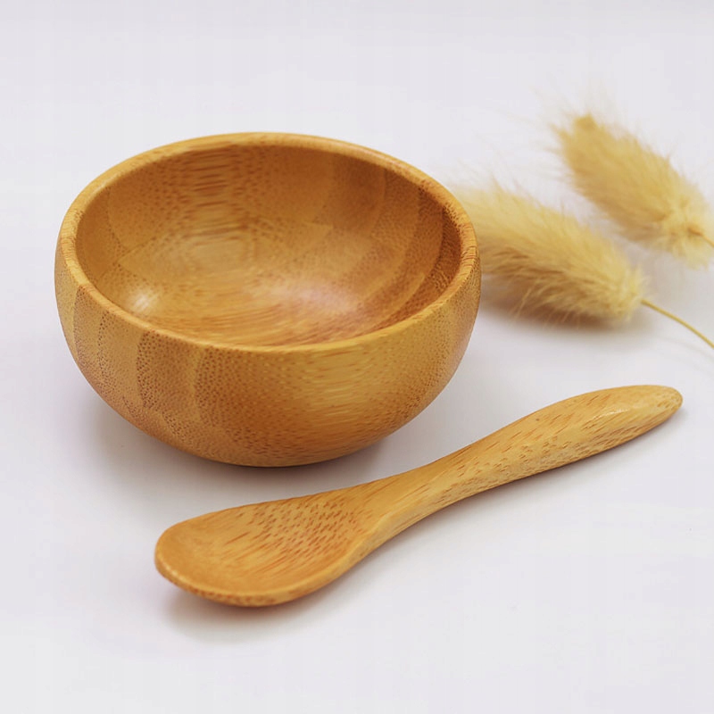 Mini Size Bamboo DIY Face Mask Mixing Bowl with
