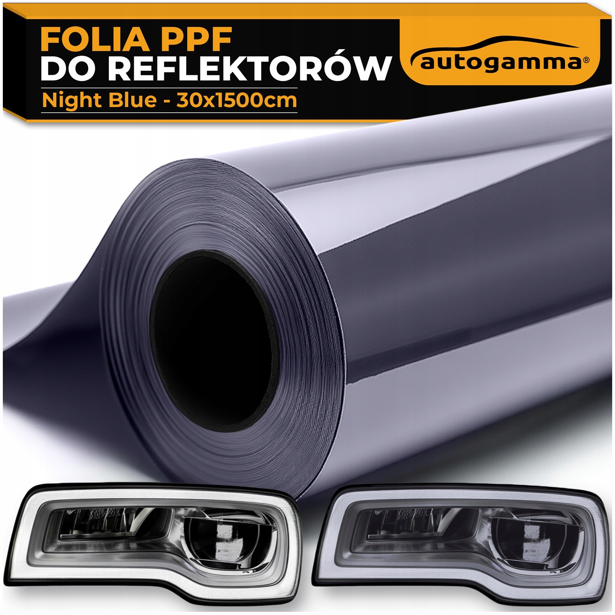 Fólia na stmievanie svietidiel Night Blue Mierne zatemňujúca Ppf 30 cm x 15 m