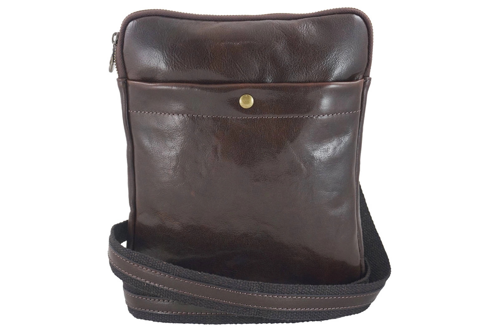 Pánská klasická elegantní taška z přírodní kůže