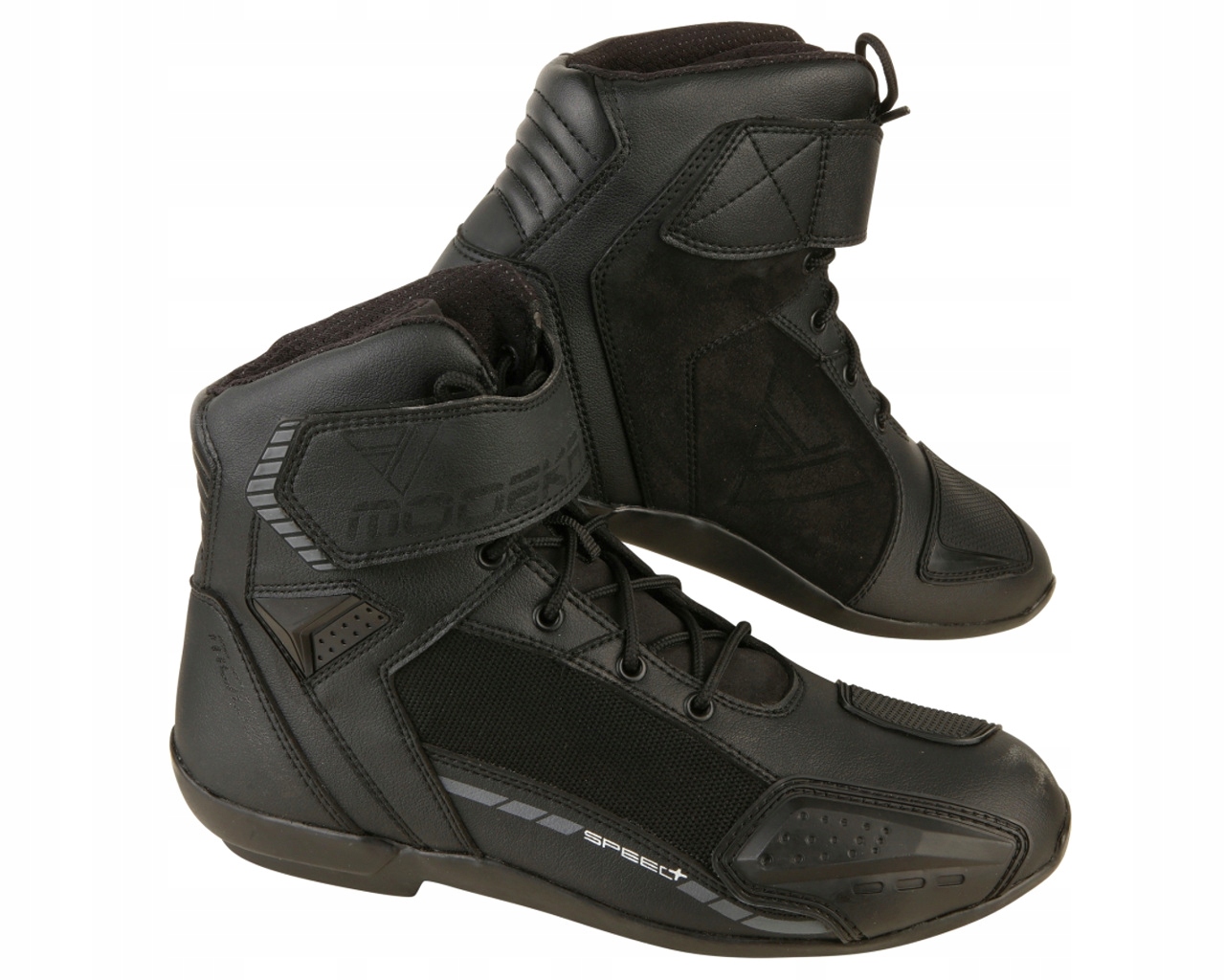 CZARNE BUTY MOTOCYKLOWE MIEJSKIE MODEKA KYNE 45