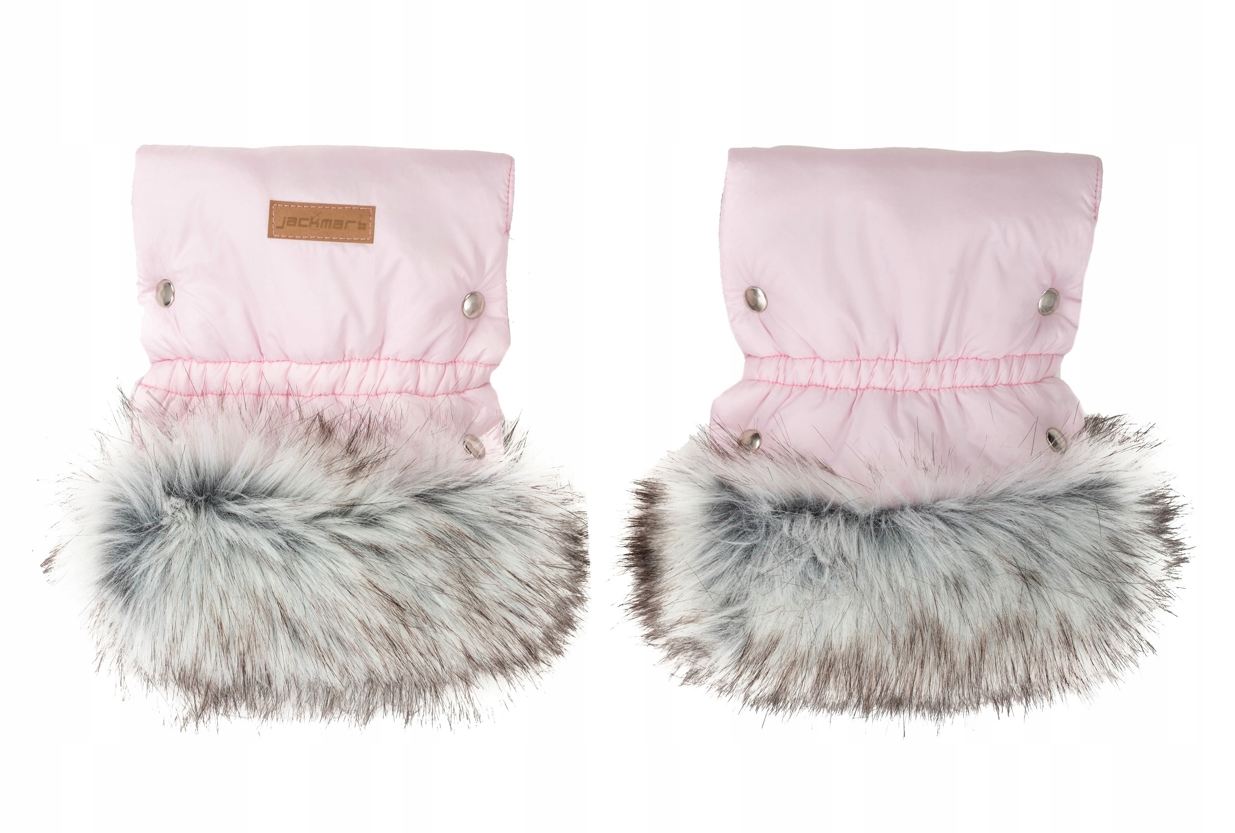 Rękawiczki z futerkiem do wózka sanek Jackmar Marka Jackmar
