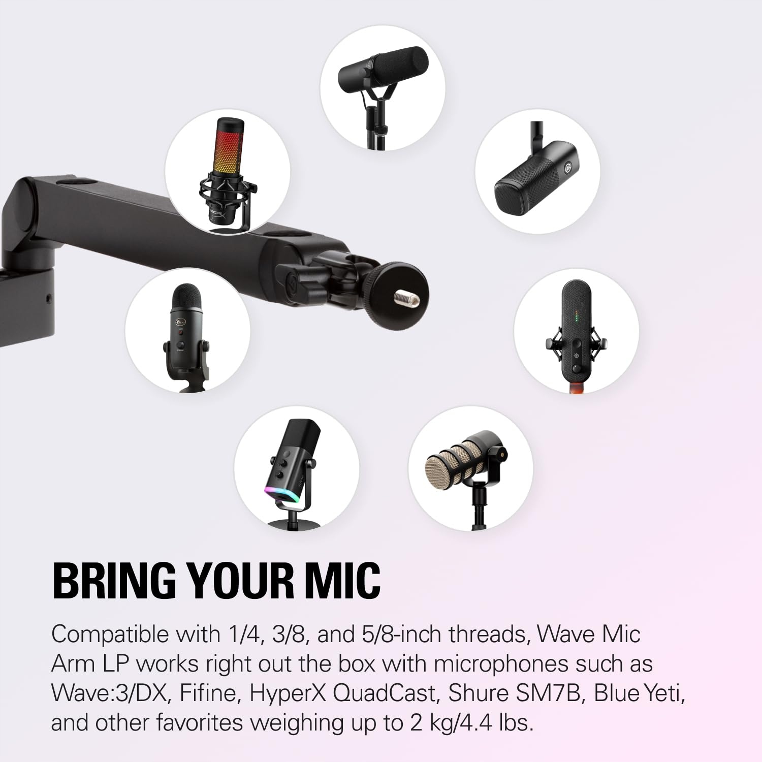 ELGATO Wave Mic Arm LP Premium Ramię Mikrofonowe Do Podcastów i Streamingu — miniatura 6