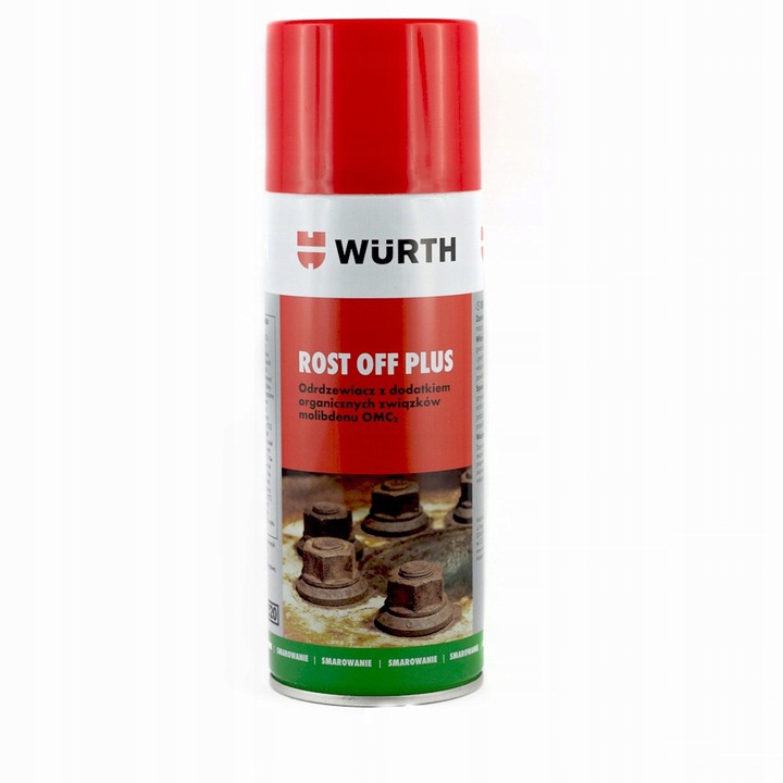Spray,środek,preparat Do Usuwania Rdzy-odrdzewiacz Wurth Rost Off 400ML