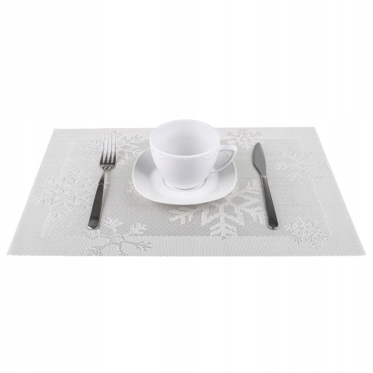 

Srebrna Podkładka Kuchenna 30X45 Mata Na Stół Snow
