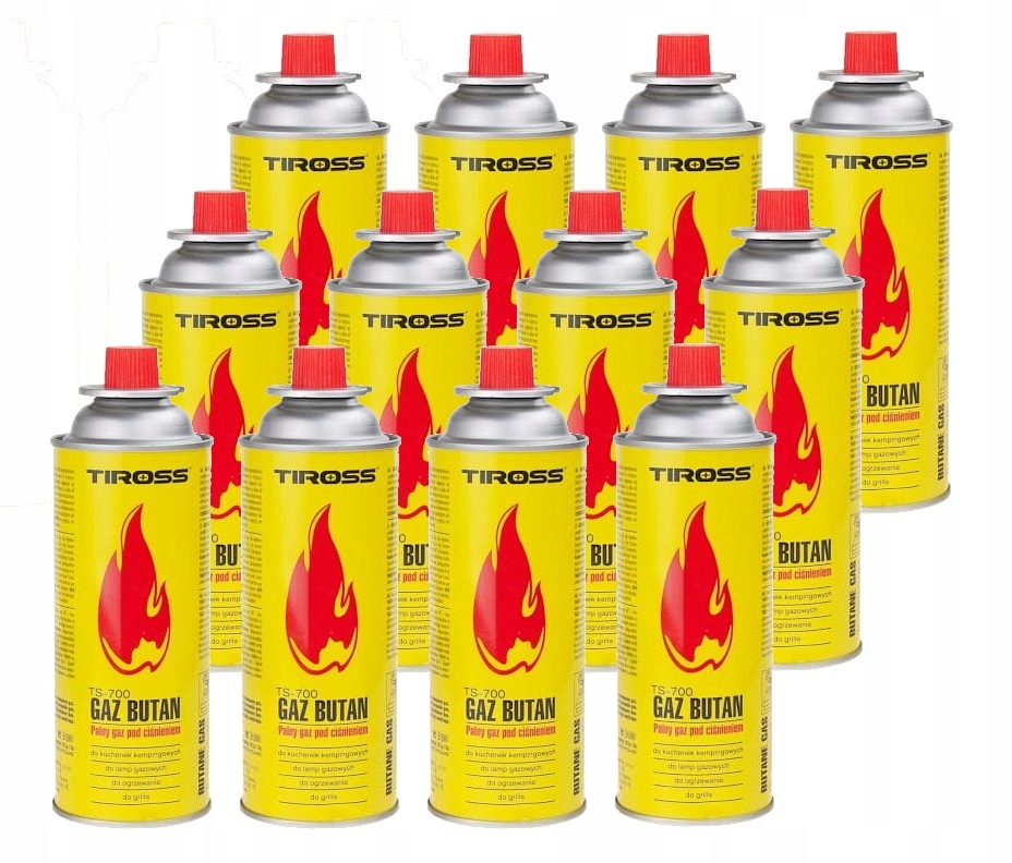 

Gaz Nabój Kartusz 400ML do Kuchenki Palnika x12