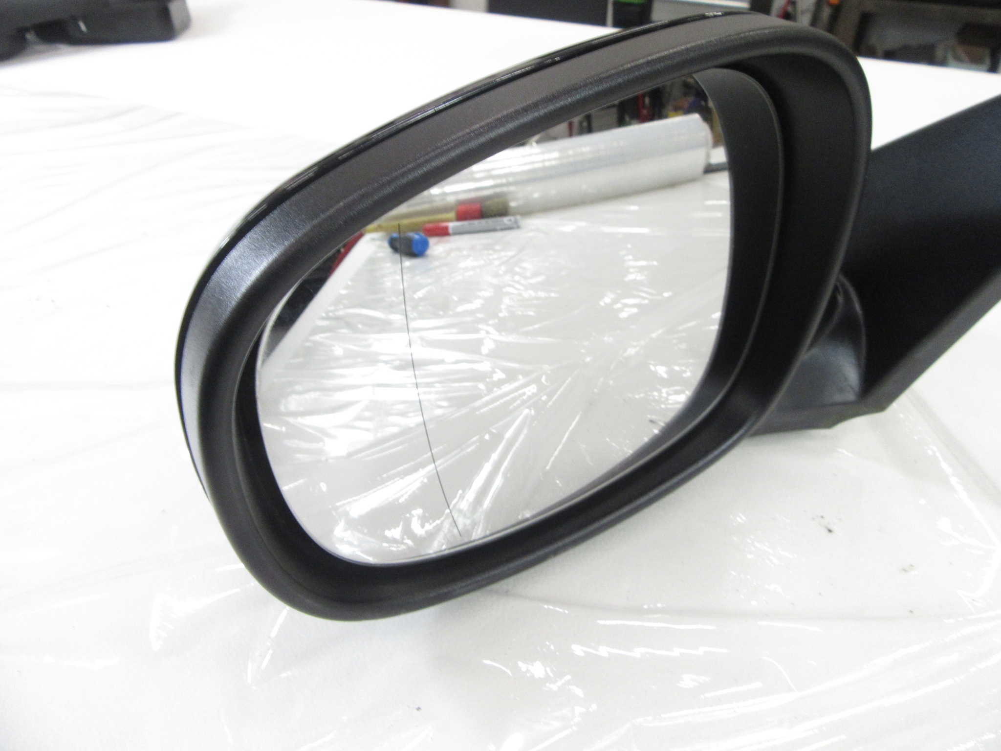 mirror left driver´s BMW 1 e81 e82 e88 LIFT LCI Schwarz 2 668 5p Europa