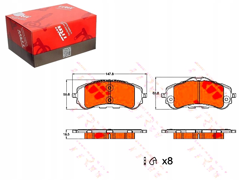 Brzdové Destičky Peugeot Přední 308 13- Pro Kotouč