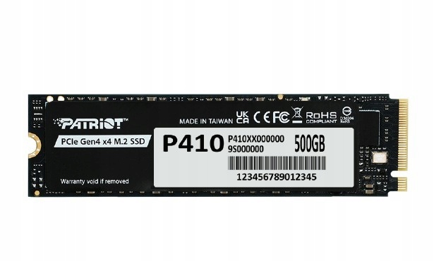 Ssd disk Patriot Memory P410 500GB M.2 PCIe