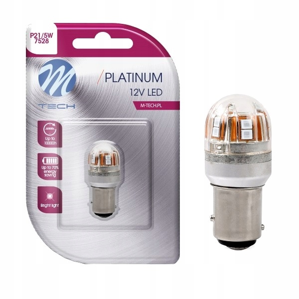 

Żarówka P21/5W Led Canbus 12/24V Dioda Czerwona
