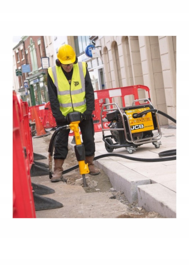 CIEZKI MLOT WYBURZENIOWY HYDRAULICZNY JCB HM 29 Weight with packaging 29 kg