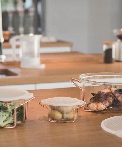 BODUM SZKLANA MISKA Z POKRYWKĄ I STOJAK 250ML ABA Pojemność 250 ml