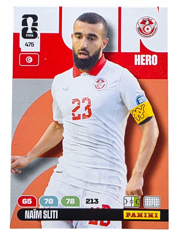 Karty Piłkarskie do albumu Panini World Cup 2026 Hero Tunezja 475 Sliti