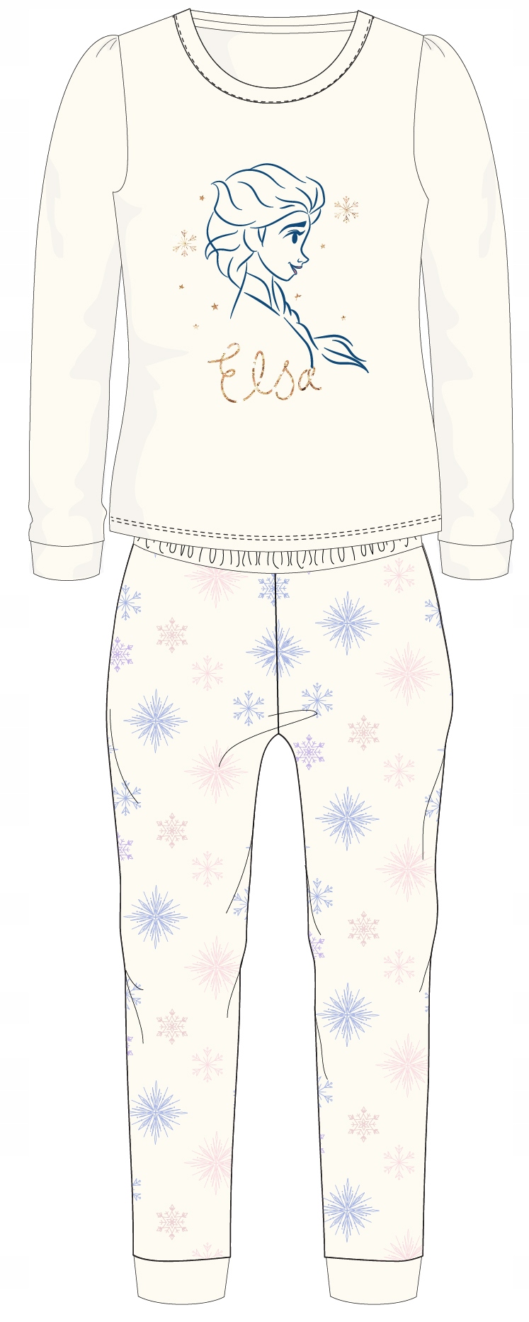 

Piżama Dziewczęca Elsa Frozen Polar Plusz 116/128