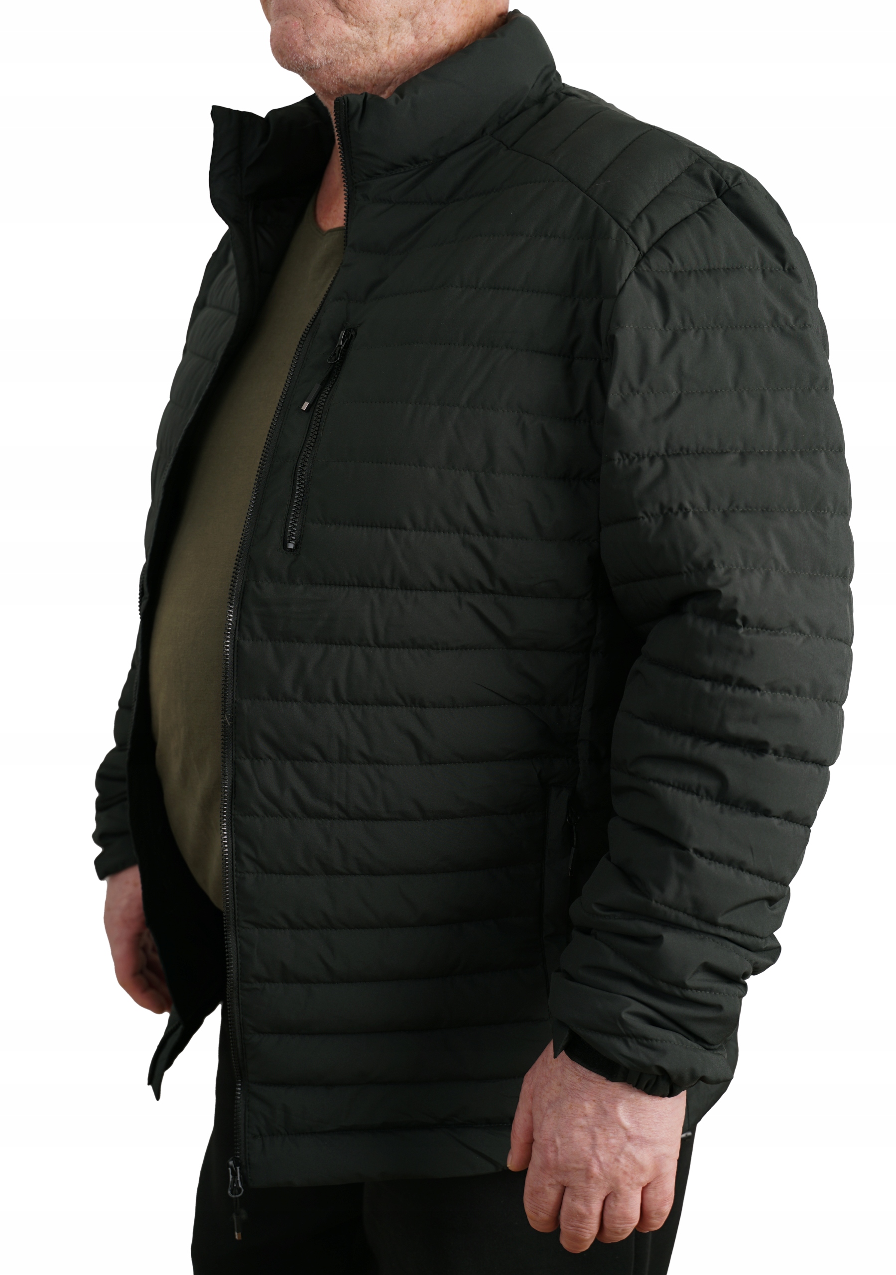 

Kurtka Męska Pikowana Przejściowa Khak Zielona 6XL
