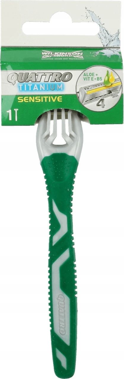 

Wilkinson Sword Quattro Titanium jednorazowe 1szt.