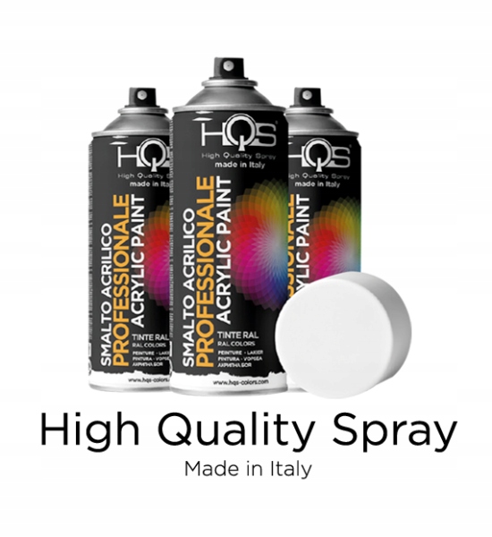 

Spray Ral 9010 biały mat Hqs 400ml uniwersalny