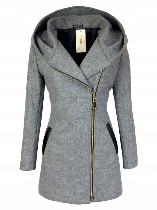 

Italy Fashion Płaszcz _ Jesień/Zima _ szary _ XXL