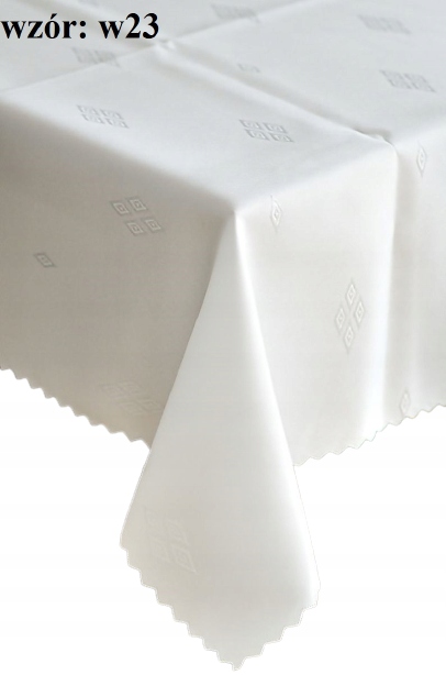 OBRUS PLAMOODPORNY NA WYMIAR POLSKI ŻAKARD 140x300 Materiał wykonania poliester