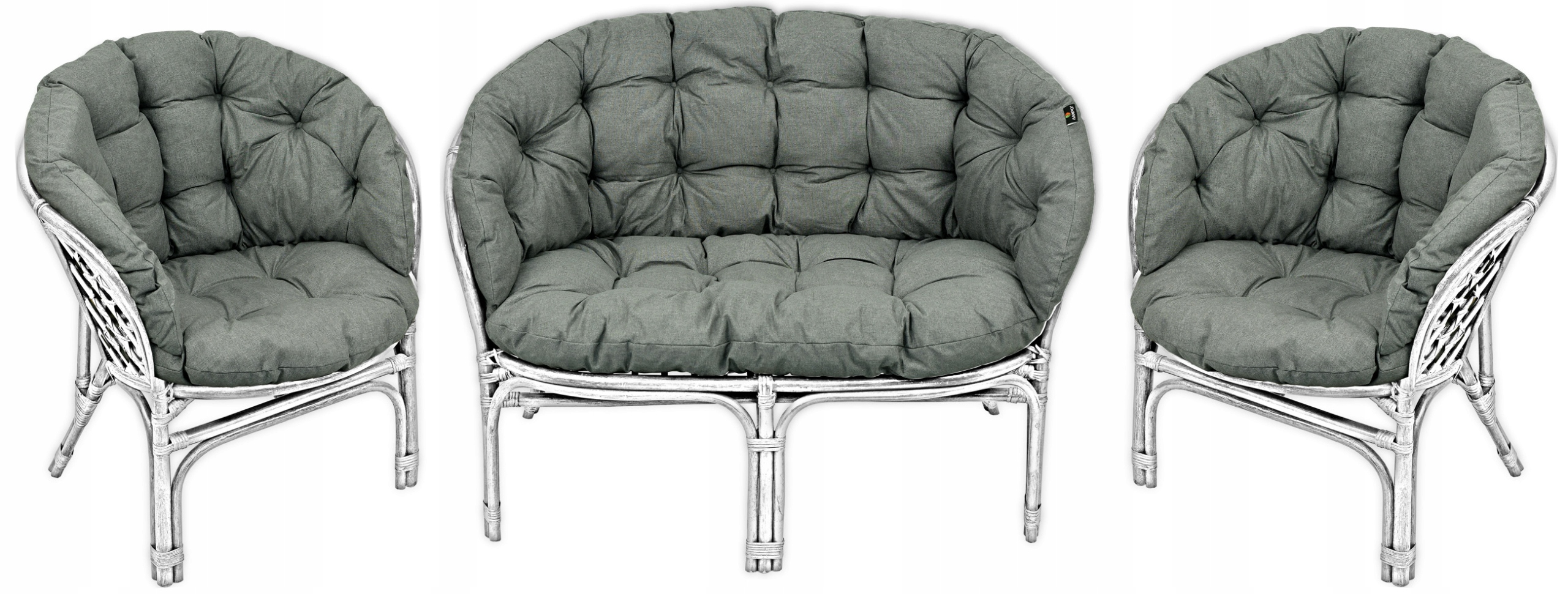 PODUSZKI PODUCHY NA MEBLE RATTAN RATTANOWE KOMPLET Producent Ampo