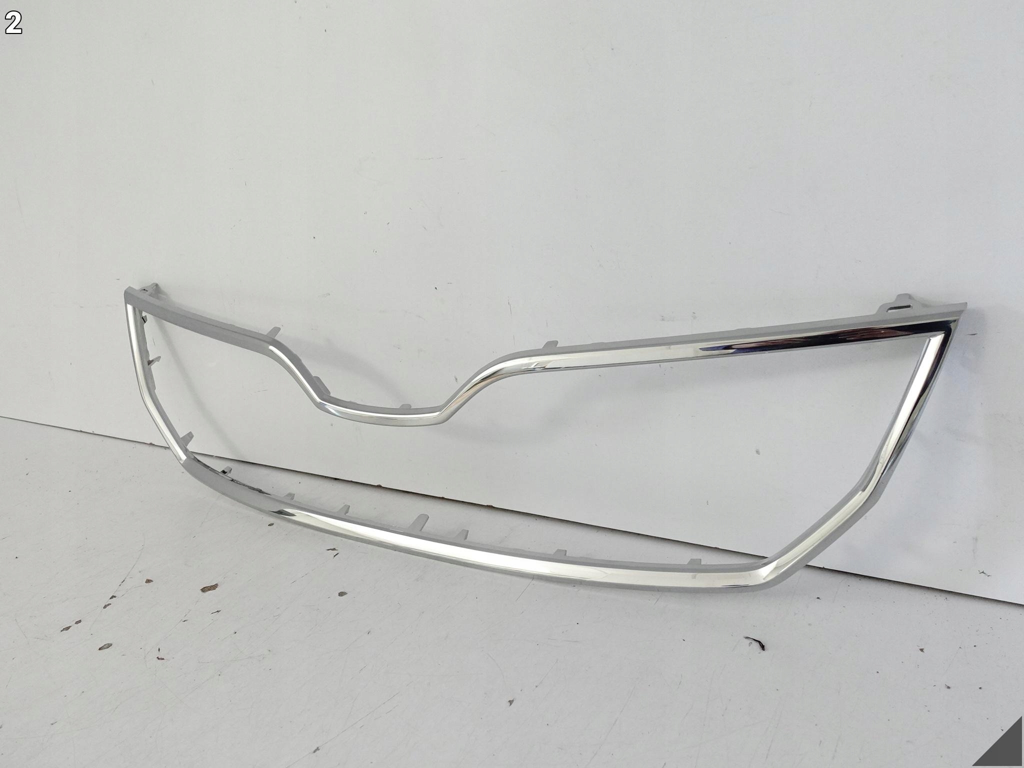 SKODA FABIA III 3 6V0 14-18 bumper frame moulding grill grille CHROM front