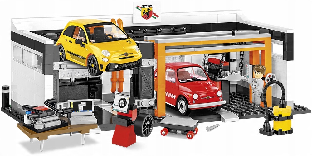 

COBI24501 Garaż Fiat Abarth Racing Garage 590EL.