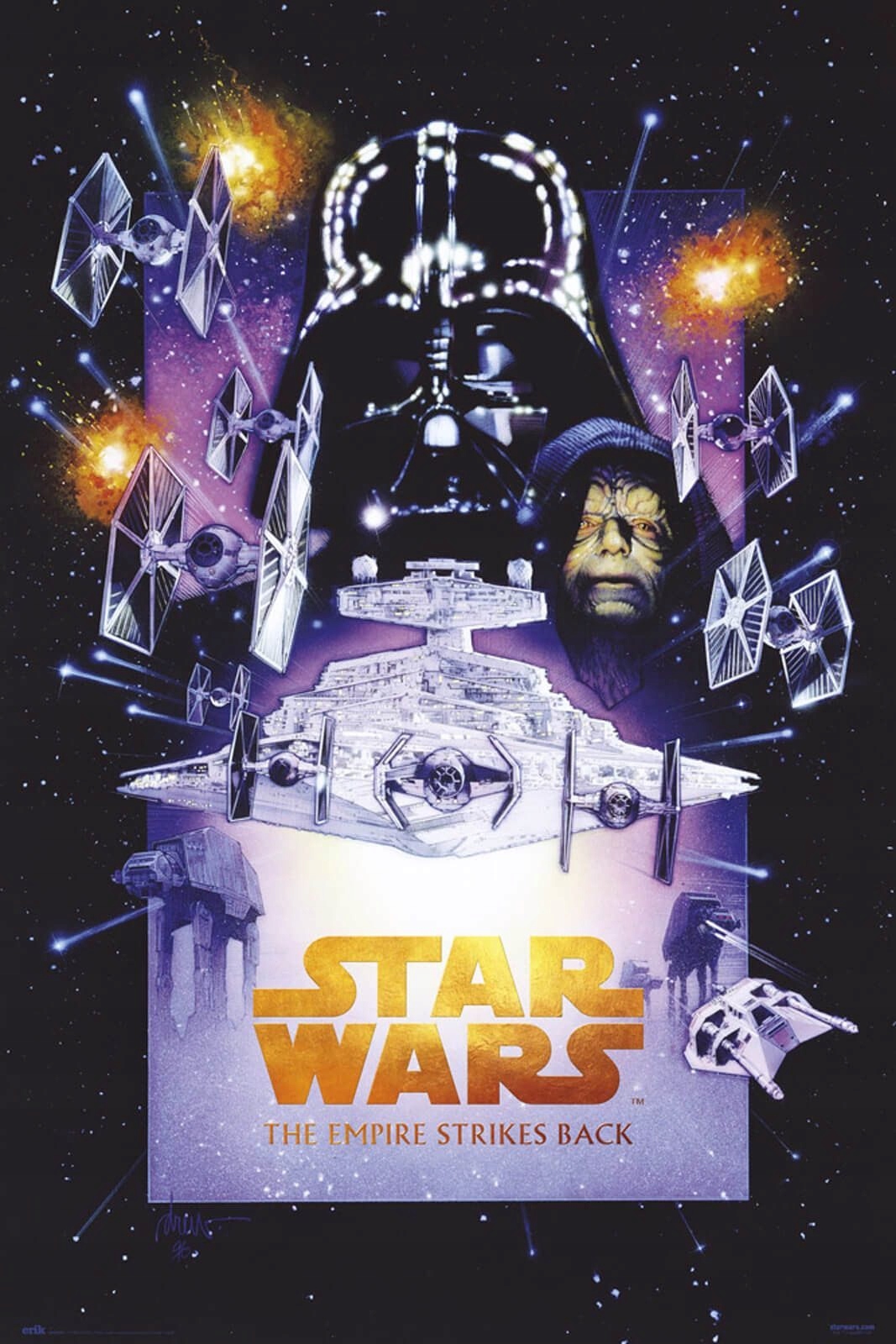

Star Wars The Empire Strikes Back plakat 61x91,5