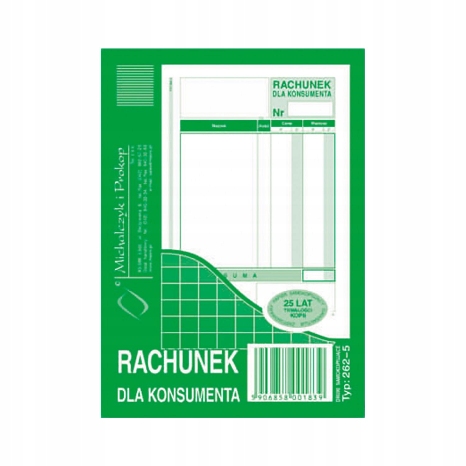 

Rachunek dla konsumenta A6 262-5 Mip