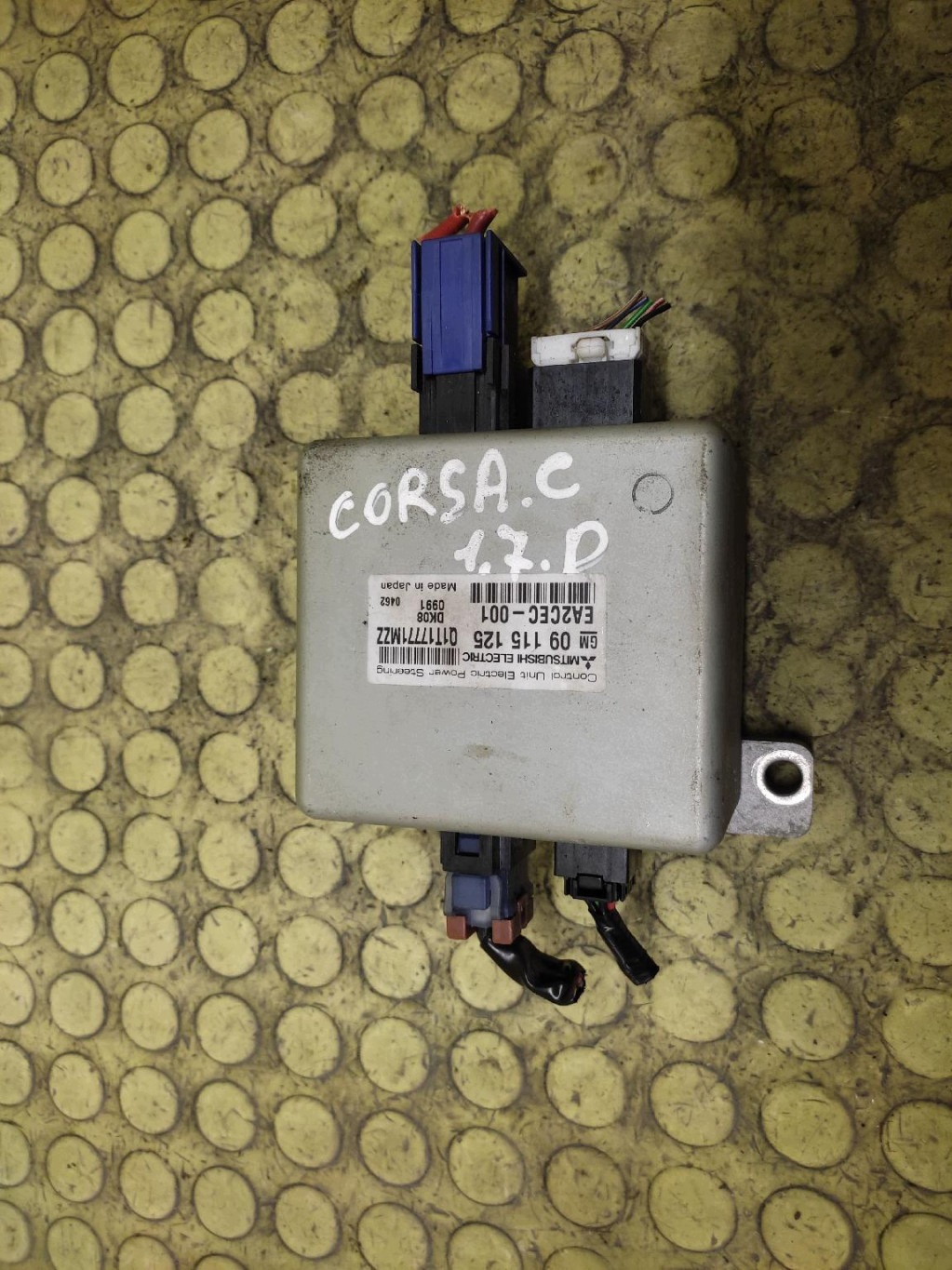 OPEL CORSA C bedienteil modul der lenkung 09115125