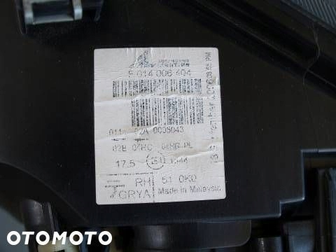 Mazda 6 VI 06-08r AL Reflektor right light right