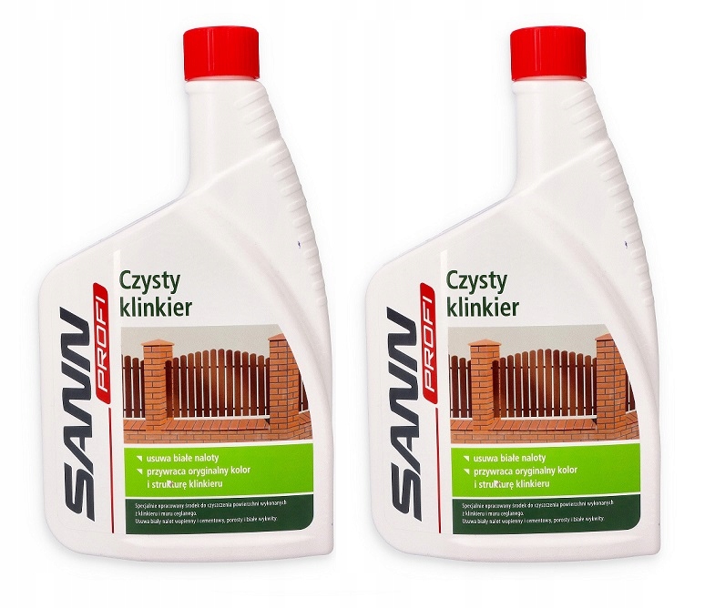 

Płyn Do Czyszczenia Klinkieru Cegły 2x1L Sannprofi