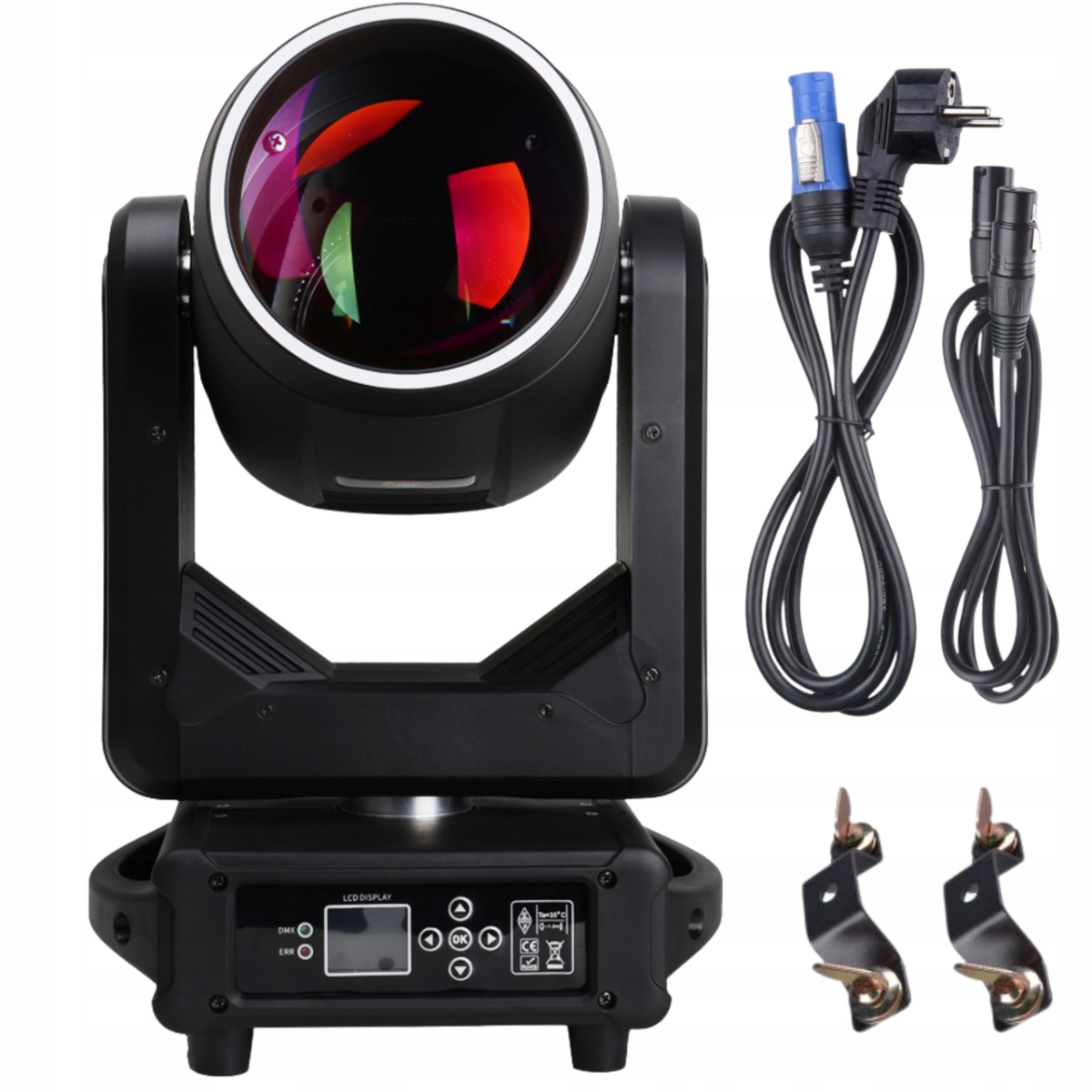 LIGHT4ME Focus 300W Beam Ring Led pohyblivá hlava