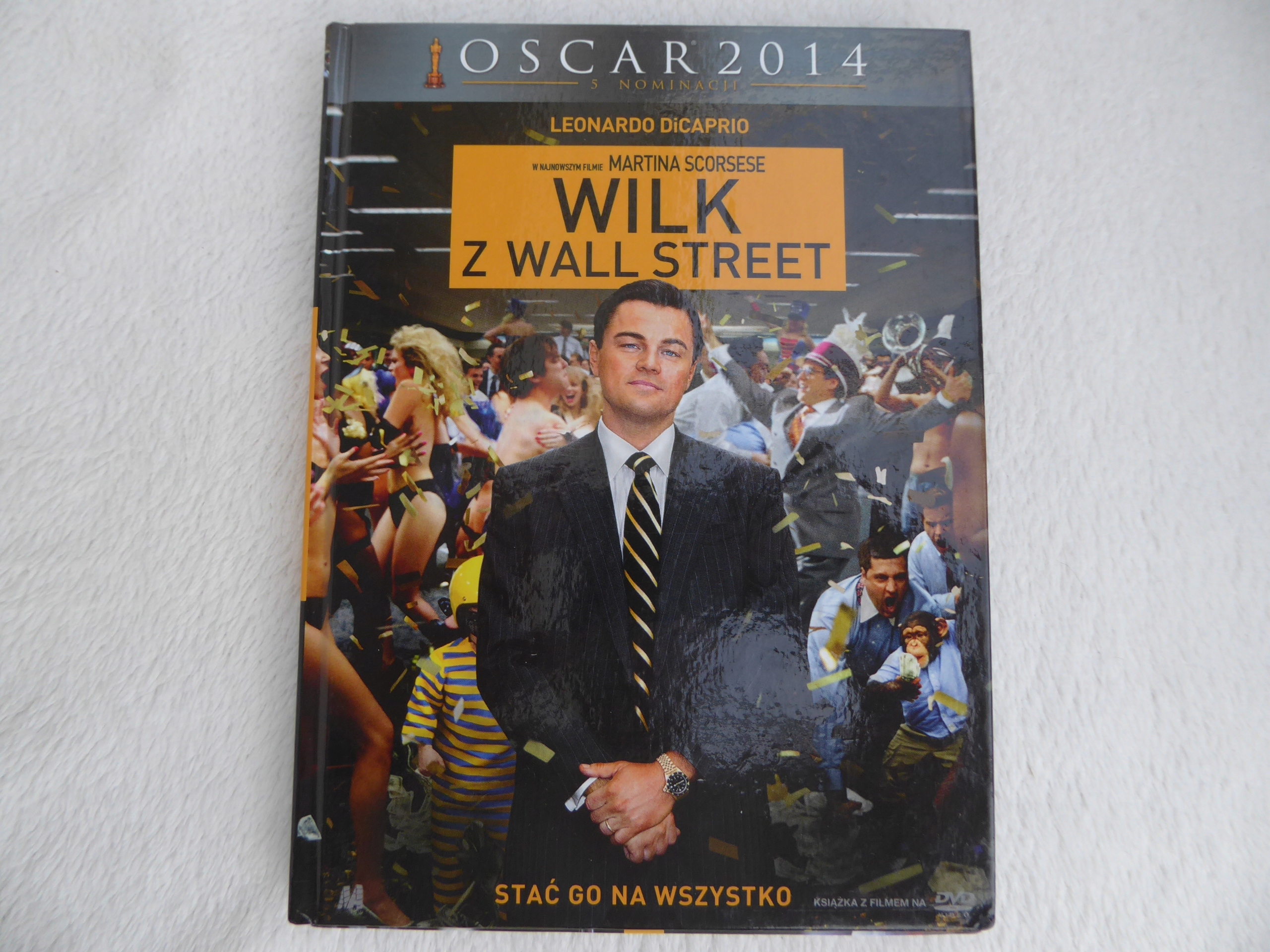 Wilk z Wall Street -Leonardo diCaprio reż. M.Scorsese dvd Pl Folia