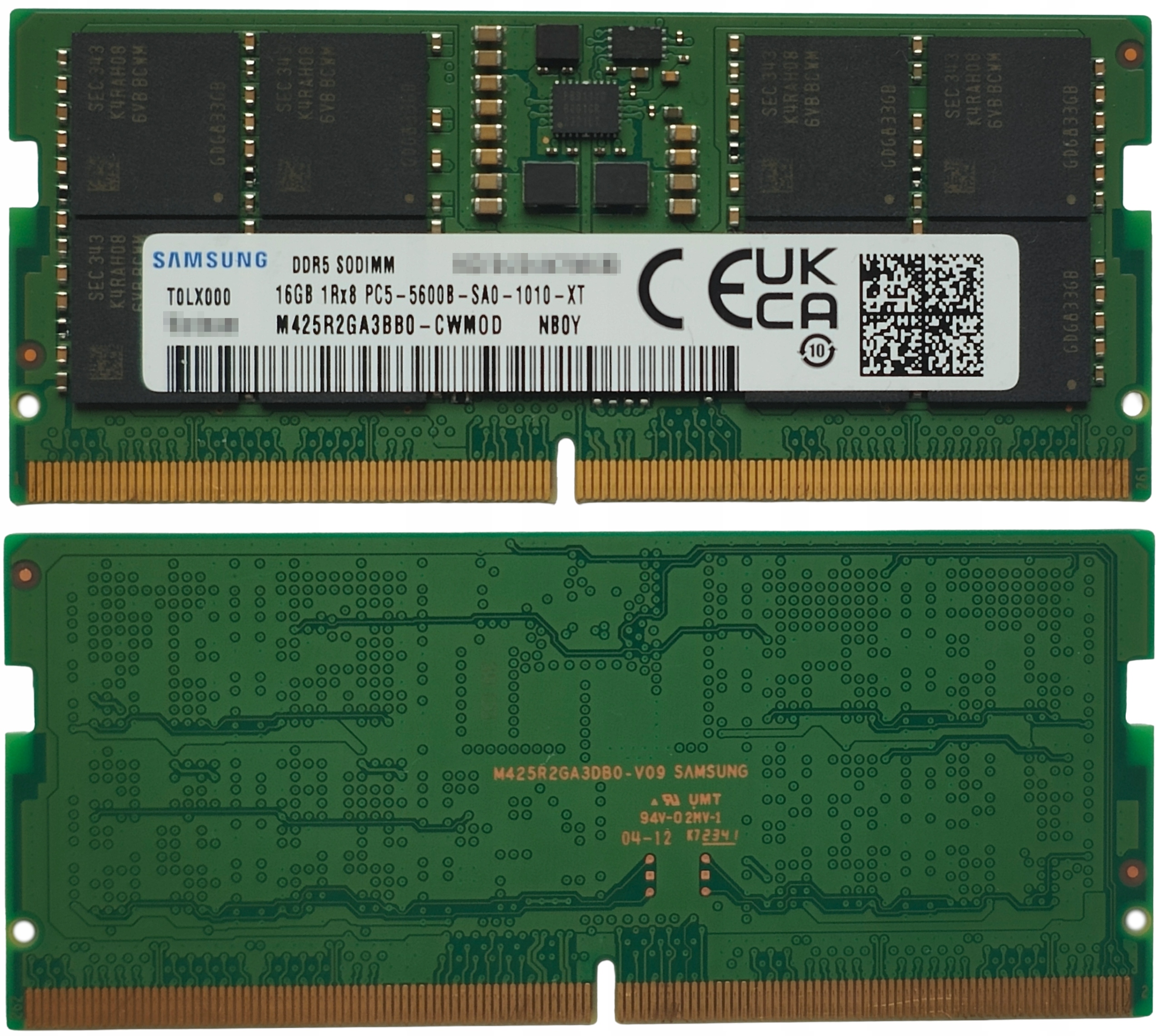 (n) 16GB 1*16GB Samsung DDR5 5600MHz 1.1V M425R2GA3BB0-CWMOD