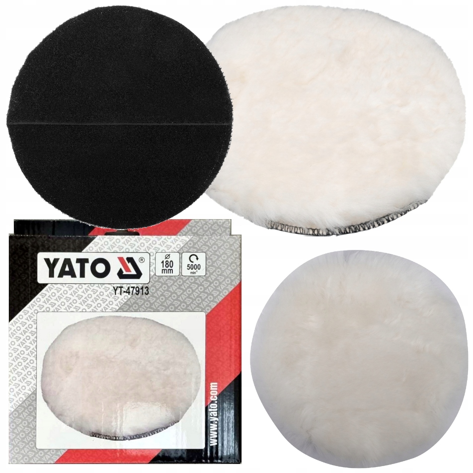 Yato Futro Polerskie Nakładka Na Rzep Do Polerowania 180mm