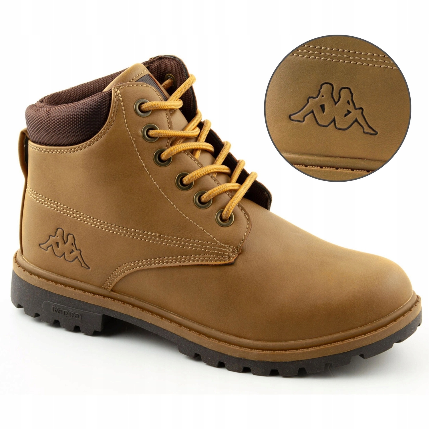 Pánské boty Kappa Logo Tennesee 2 hnědé podzimní přechodové boty 44