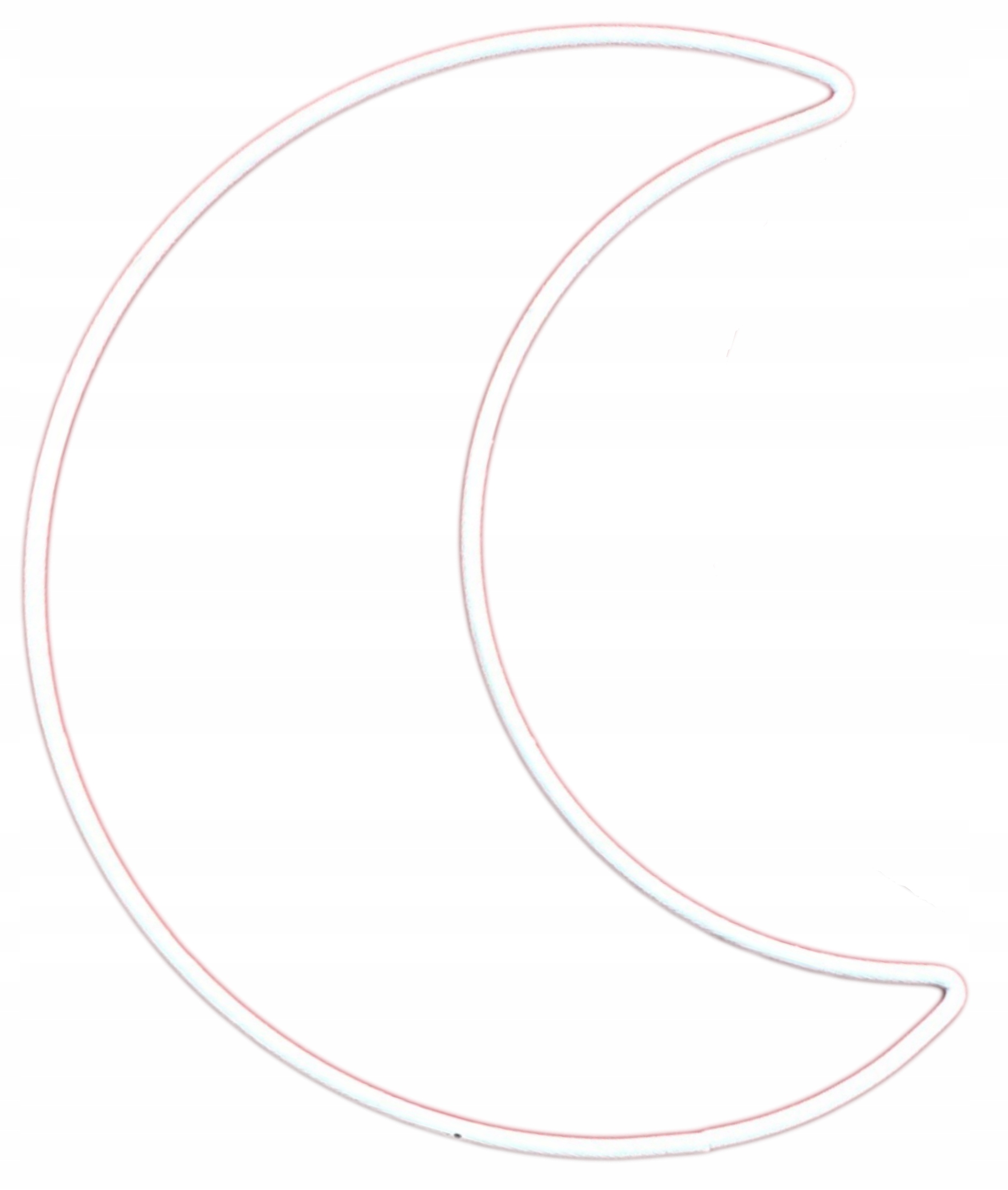 

Makrama Księżyc Biały dekoracja łapacz snów 30 cm