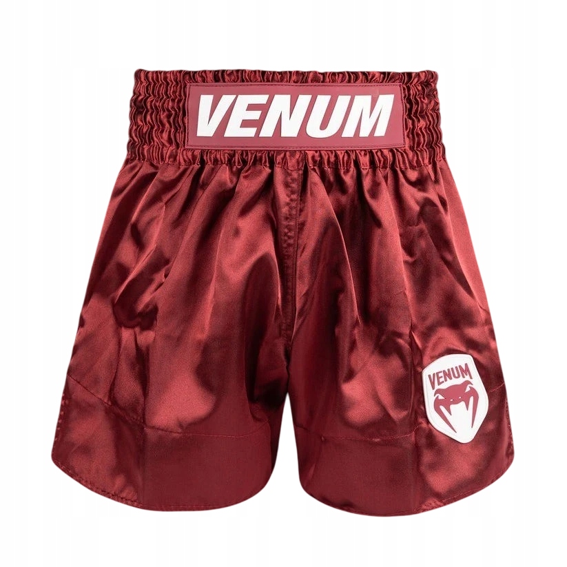 spodenki muay thai venum classic evo S Bordowy