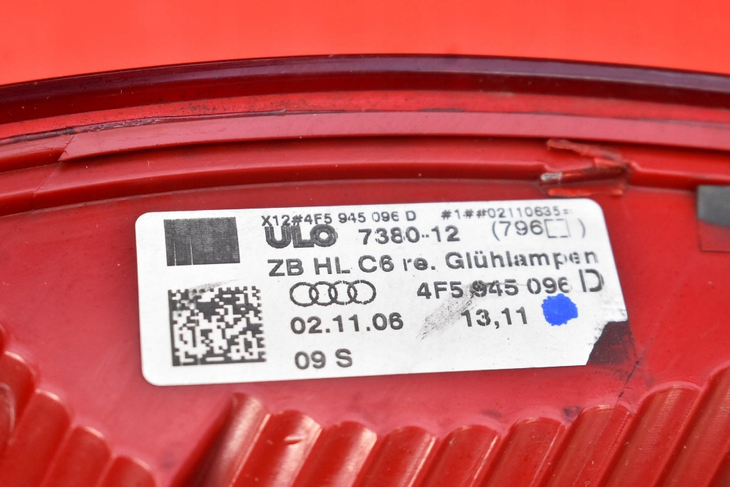 light left rear part rear 4F5945096D AUDI A6 C6 sedan 04-08
