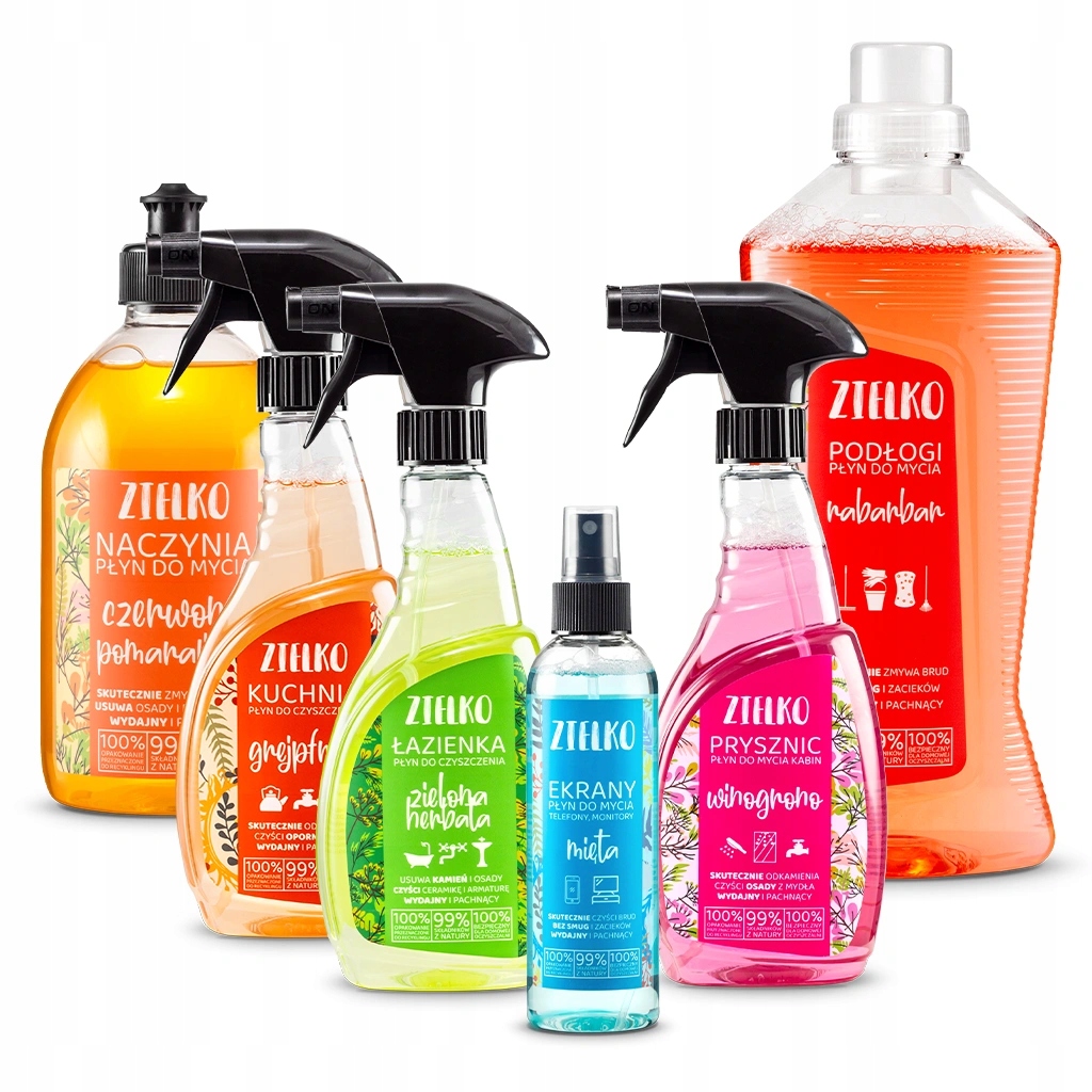 Levně Zielko Přírodní sada produktů pro úklid Dlouhotrvající Účinek