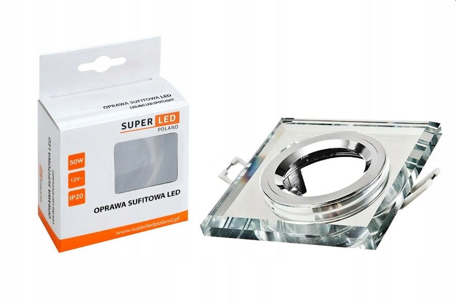 

Oprawa halogenowa Szklana GU10 MR16 Led