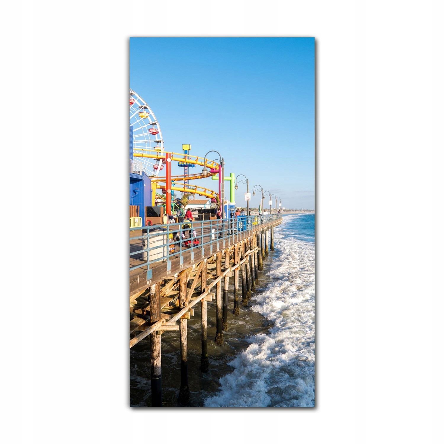 

Foto na szkle do salonu 70x140 Plaża Santa Monica
