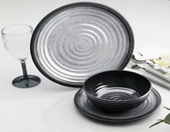 ZESTAW OBIADOWY 12SZT GRANITE-GREY Marka Inna