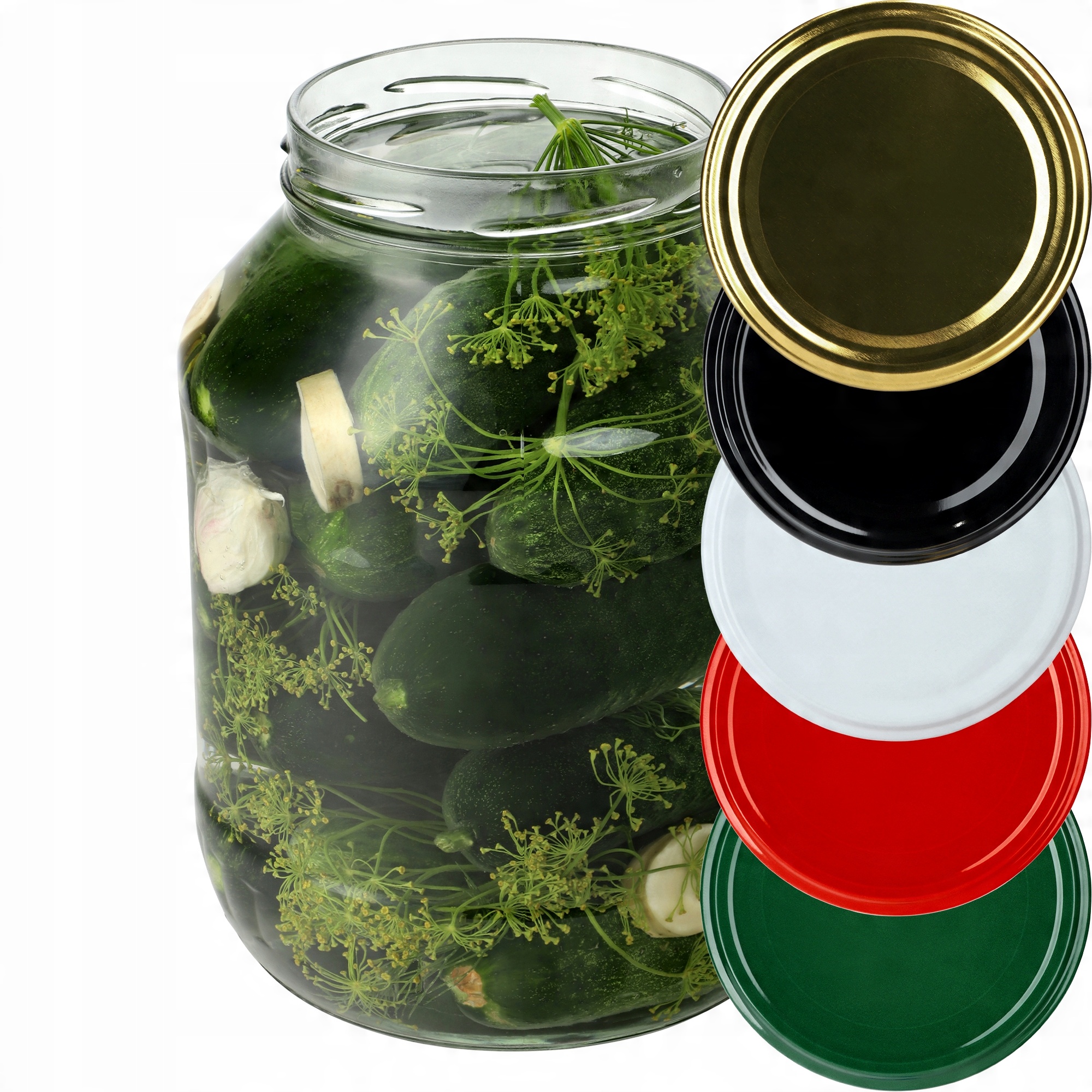 

Słoik Słój 2,5L Zakrętka FI100 Na Ogórki Nalewki