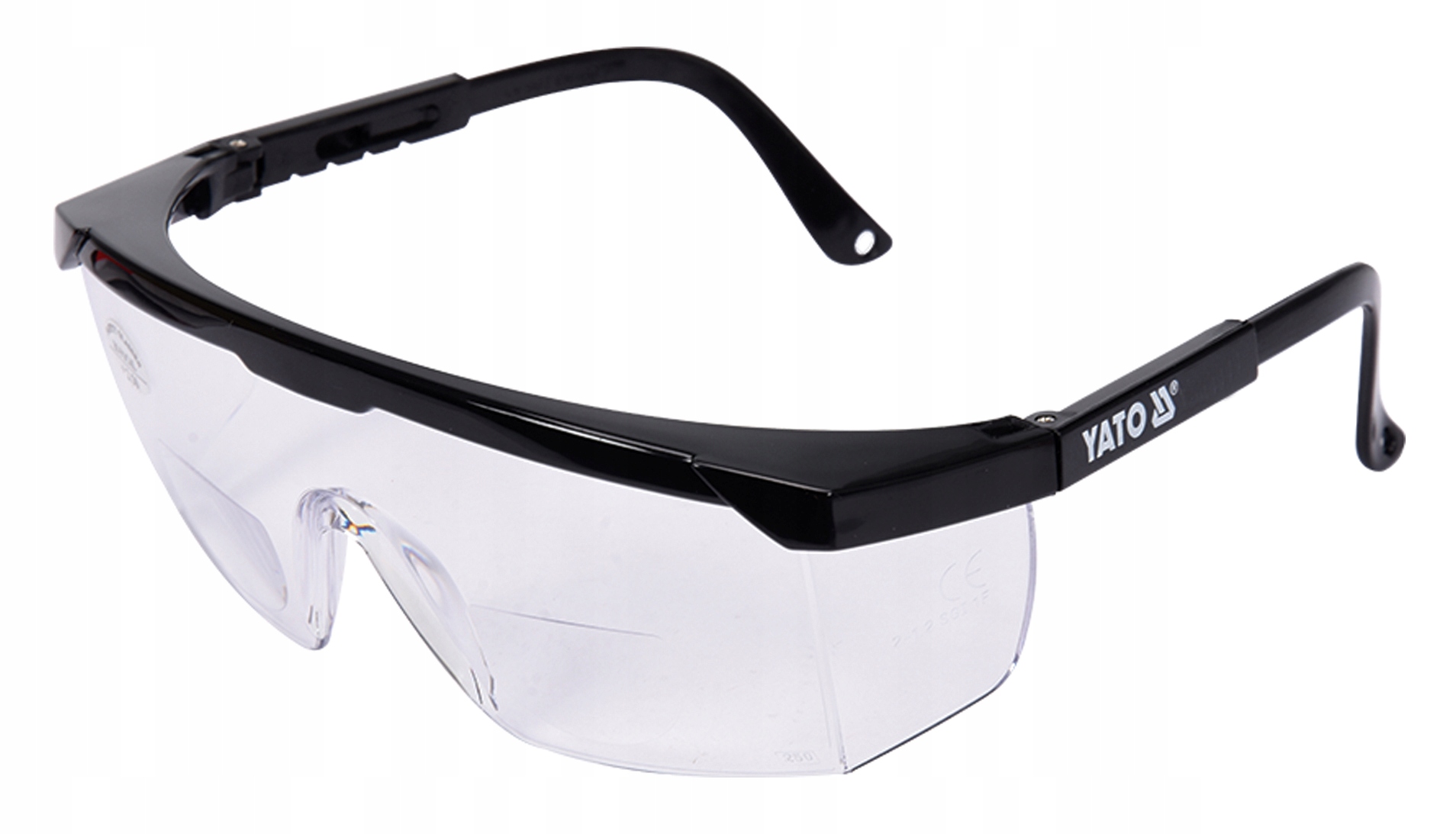 OKULARY OCHRONNE BEZBARWNE KOREKCYJNE +1 YATO