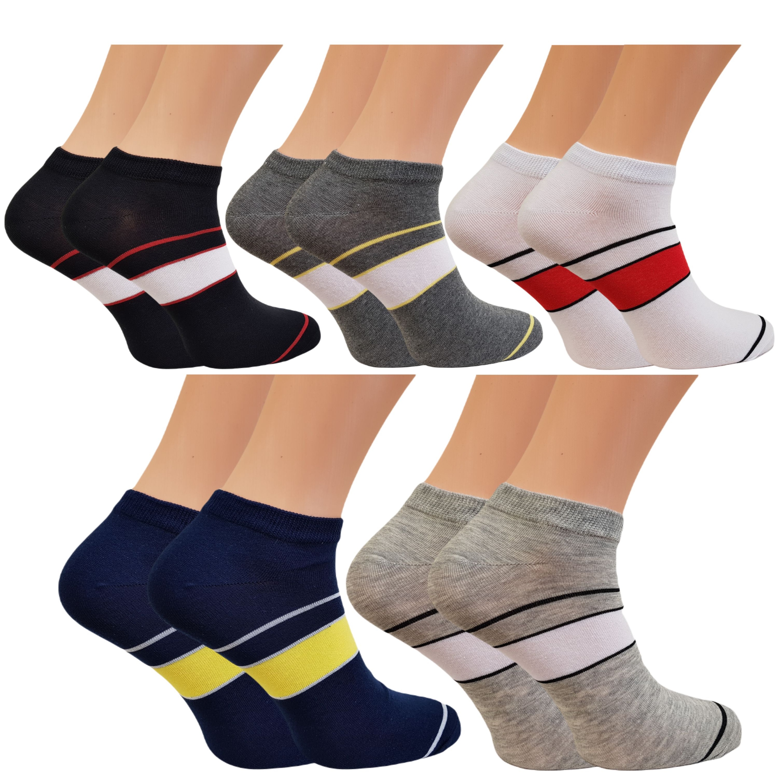 

5x Skarpety Męskie krótkie stopki bawełniane