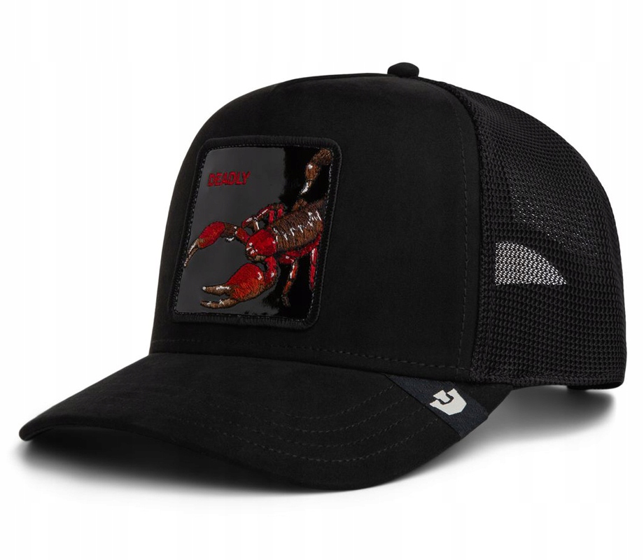 Goorin Bros kšiltovka Black Out Scorpion černá semišová