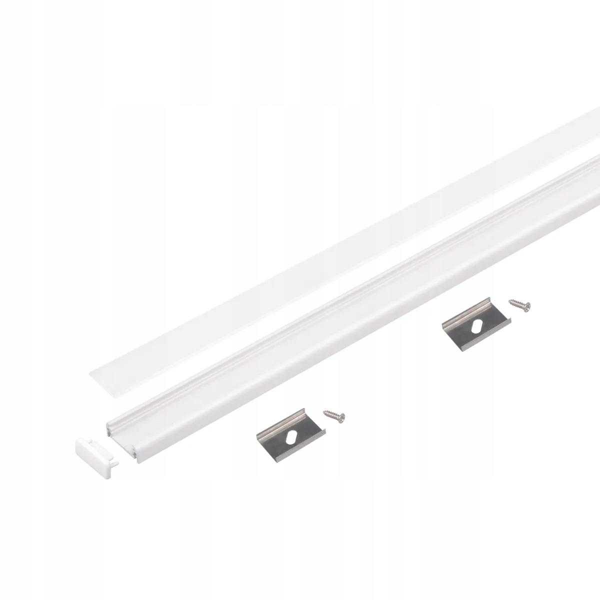 Profil aluminiowy do taśm LED dł. 2 m osłona mleczna Inspire Leroy Merlin Marka Aku